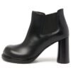 80mm Cliff leather chelsea ankle boots