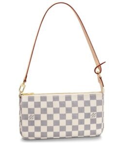 Damier Pochette Blanco