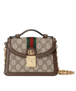 Ophidia GG Beige/Marrón 26 cm