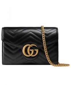 GG Marmont Matelasse Negro 20 cm