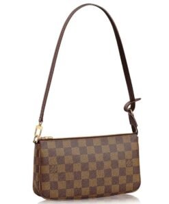 Damier Pochette Marrón