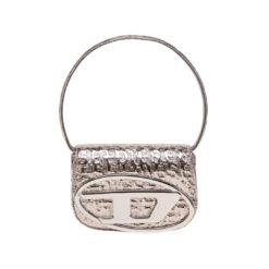 1DR metallic-effect shoulder bag