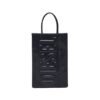 DSL 3D M X logo-embossed tote bag