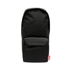 Logo-tag messenger bag