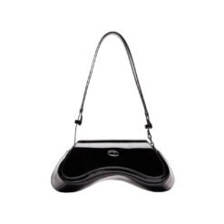 Play glossy shoulder bag
