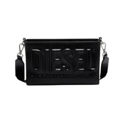 DSL 3D logo-embossed shoulder bag