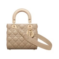 Lambskin canneté color sabbia