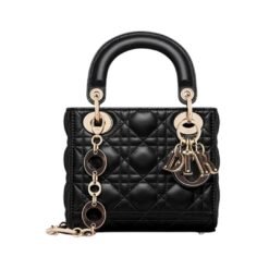 Lambskin canneté Negro