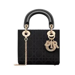 Tessuto tecnico effetto grosgrain Cannage Negro