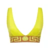 Top bikini a triangolo in Lycra con Greca