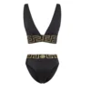 Top bikini a triangolo in Lycra con Greca