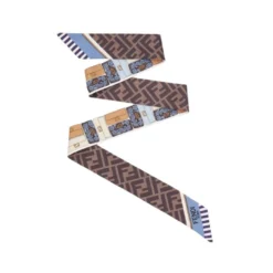 Fascia In Seta Multicolore