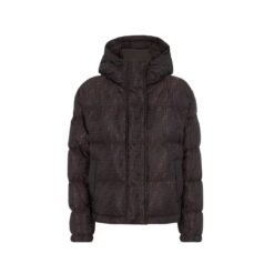 Giacca piumino Negro/Marrón