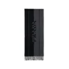 Piccola sciarpa in lana con logo jacquard