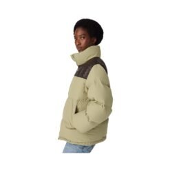 Puffer Travertino Beige/Marrón