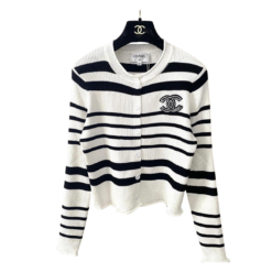 Maglia a righe Negro/Blanco