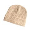Berretto Beige E Crema