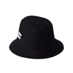 Berretto Negro Con Logo Ricamato