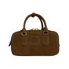 Borsa A Mano Arcadie In Camoscio Marrón