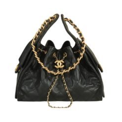 Borsa Hobo in Vitello Granulato