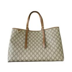 Borsa A Mano Frande Con Emblema GG