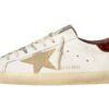 Super-Star Rojo croc-print leather heel tab