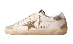 Super-Star Blanco Ice Gris Oro Glitter (donna)