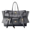 Borsa tote Bel Air liscia con finiture Plateado anticato