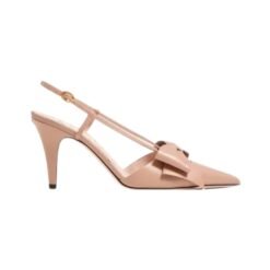 Décolleté Slingback Bowow in Capretto