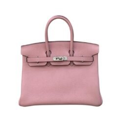 Borsa Birkin 30 Rose Sakura Clemence