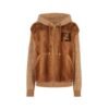 Blouson visone Marrón