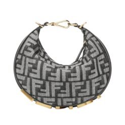 Minibag FF Effetto Denim Azul