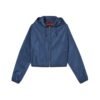 Giacca Gabardina Logo in Metallo