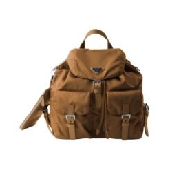 Zaino medio in Re-Nylon con pochette