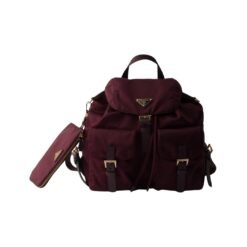 Zaino medio in Re-Nylon con pochette