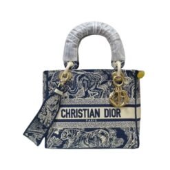 Borsa Lady D-Lite Azul media