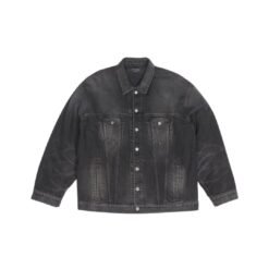 Giacca nera oversize