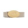 Cintura reversibile con Knight Stamp ovale