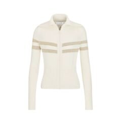 Cardigan a collo alto