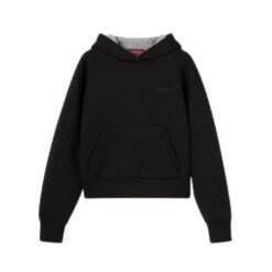 In jersey di viscosa con cappuccio