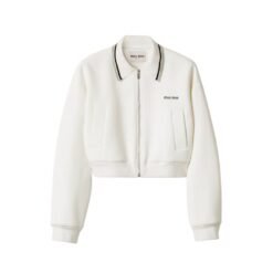 Blouson in piquet e jersey tec