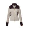 Giacca in maglia color block