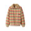 Blouson a quadri e pile