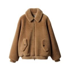 Blouson in montone con zip