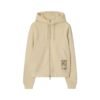 Felpa zip cappuccio Check