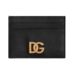 Portacarte intrecciato logo