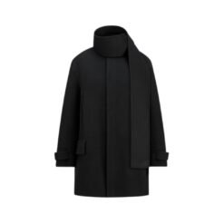 Lana e cachemire Negro