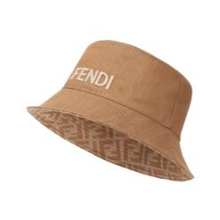 Bucket reversibile canvas Marrón