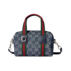 Borsa mini Azul Azul marino/Blanco