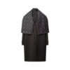 Cappotto con colletto amovibile